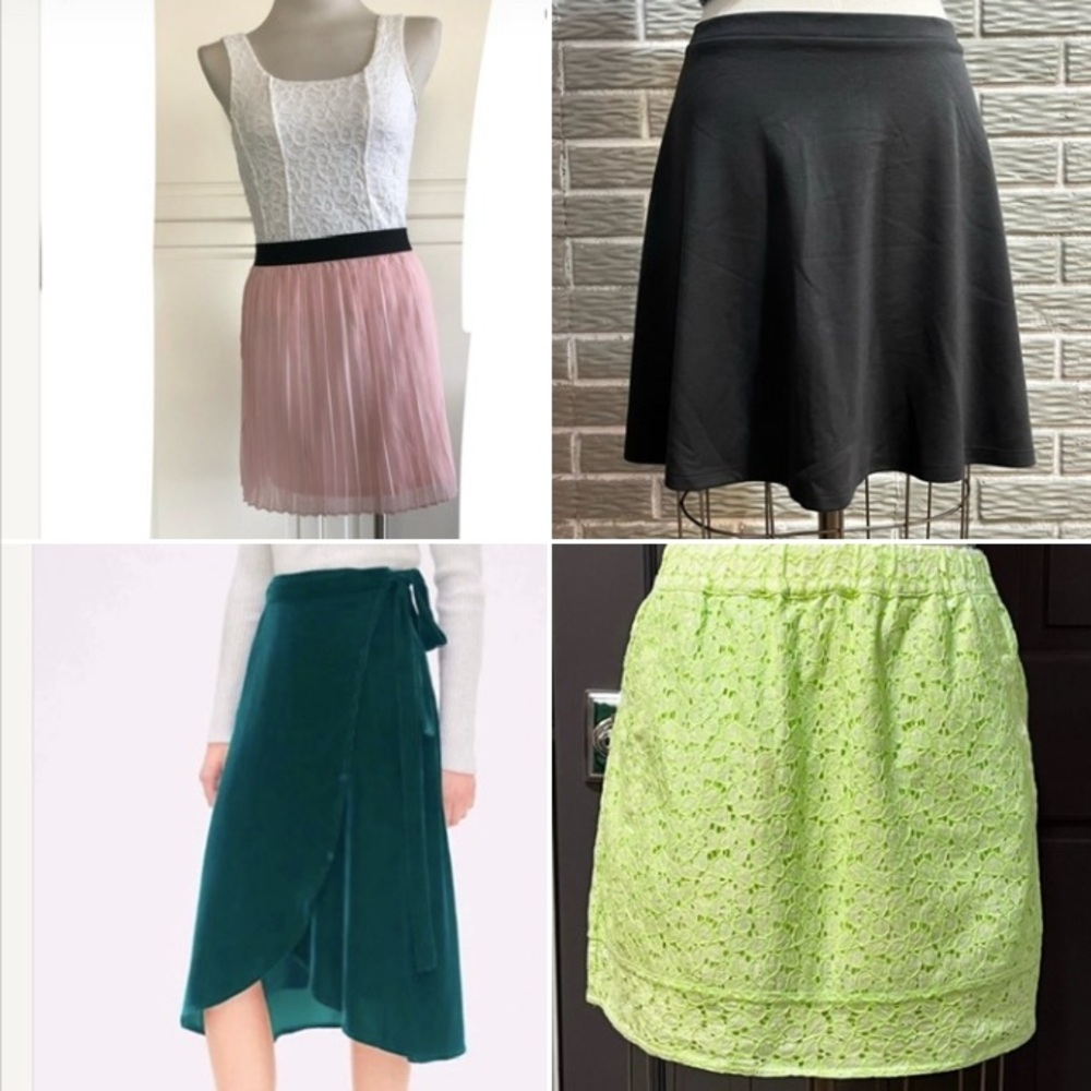 Lot of 4 skirts